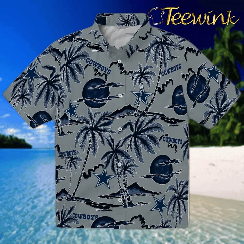Dallas Cowboys Hawaiian Shirt – Palm Tree Island