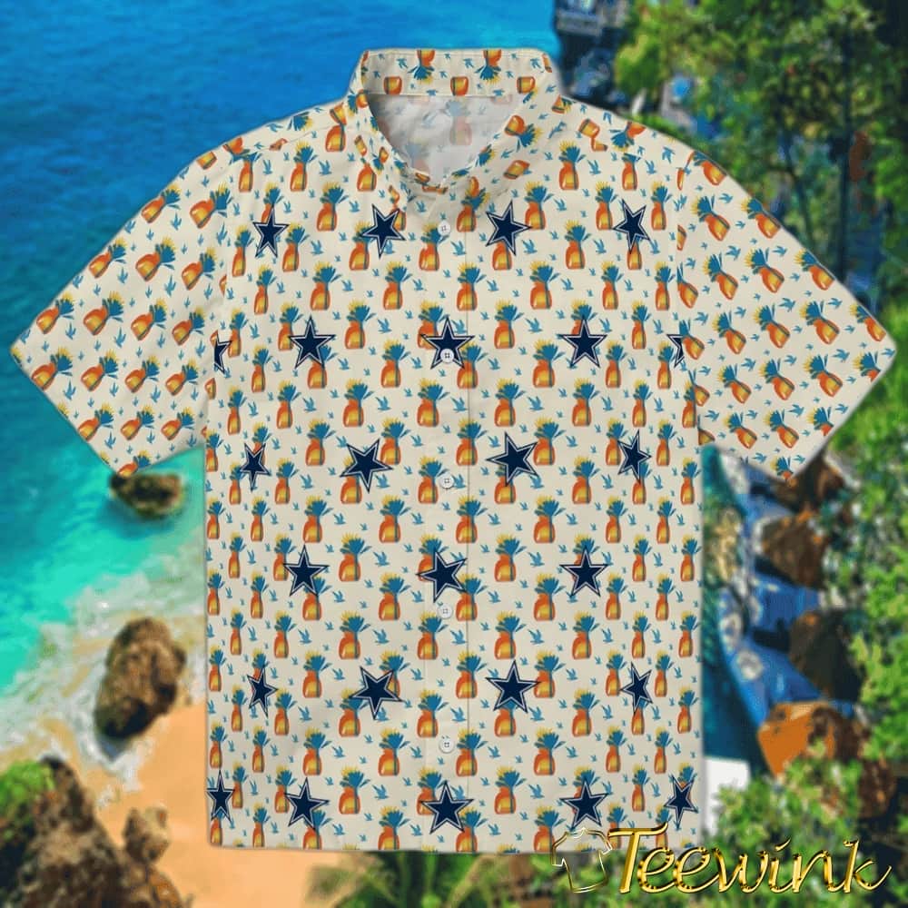 Dallas Cowboys Hawaiian Shirt – Pineapple Delight