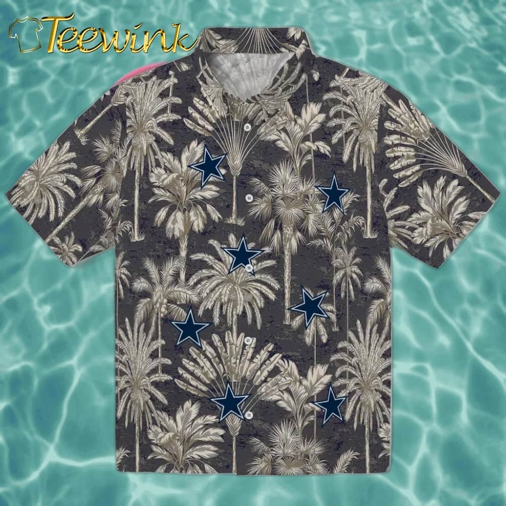 Dallas Cowboys Hawaiian Shirt – Vintage Palm Tree