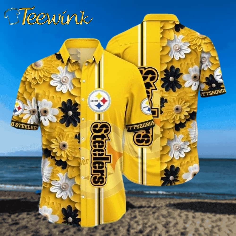 Grateful Tunes – Steelers Tropical Shirt With A Musical Skeleton