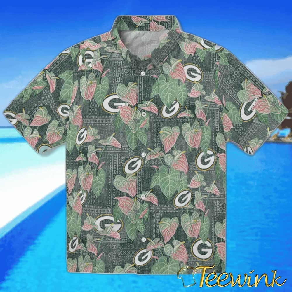 Green Bay Packers Hawaiian Shirt – 50th State Flower Green Bay Packers Hawaiian Shirt – 50th State Flower