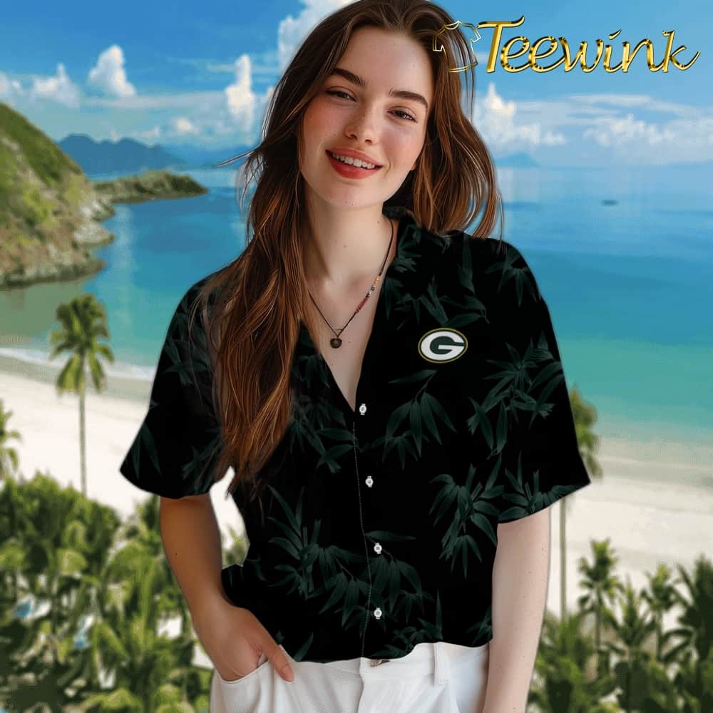 Green Bay Packers Hawaiian Shirt – Bamboo Branches image 4 Green Bay Packers Hawaiian Shirt – Bamboo Branches image 4