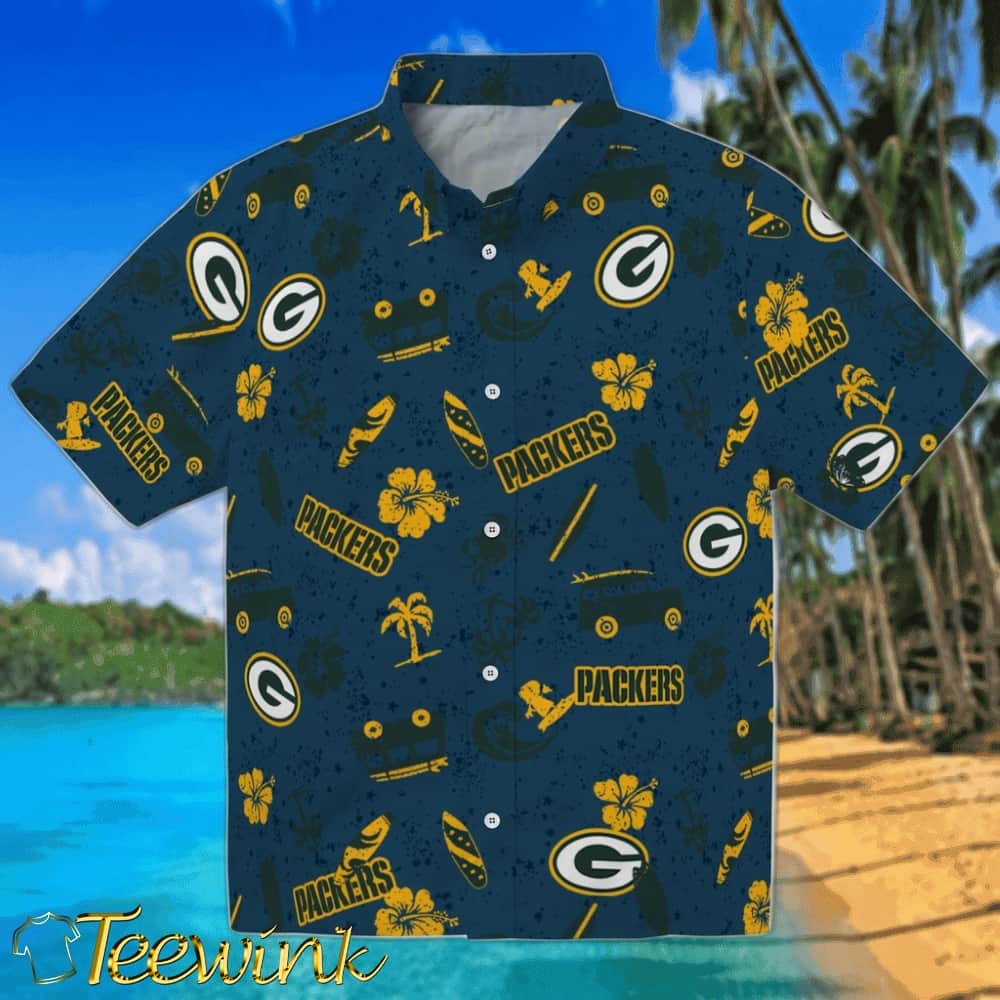 Green Bay Packers Hawaiian Shirt – Bird Canopy