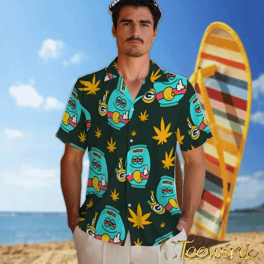 Green Bay Packers Hawaiian Shirt – Chill Vibe image 2 Green Bay Packers Hawaiian Shirt – Chill Vibe image 2