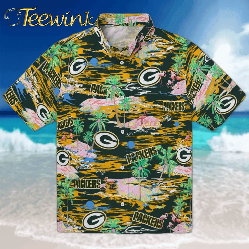 Green Bay Packers Hawaiian Shirt – Hawaii Floral Hibiscus Green Bay Packers Hawaiian Shirt – Hawaii Floral Hibiscus
