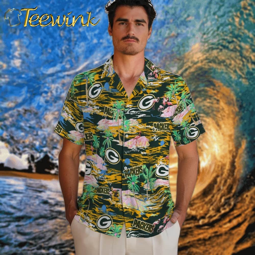 Green Bay Packers Hawaiian Shirt – Hawaii Island image 2 Green Bay Packers Hawaiian Shirt – Hawaii Island image 2