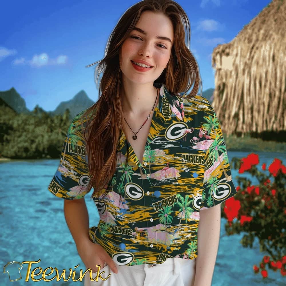 Green Bay Packers Hawaiian Shirt – Hawaii Island image 4 Green Bay Packers Hawaiian Shirt – Hawaii Island image 4
