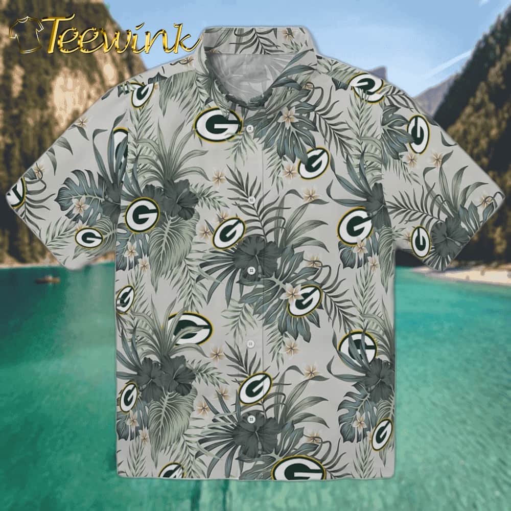 Green Bay Packers Hawaiian Shirt – Hibiscus Exotic
