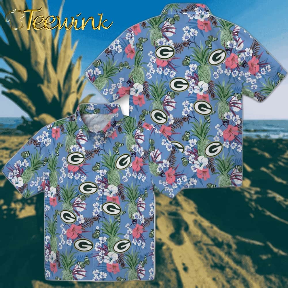 Green Bay Packers Hawaiian Shirt – Pineapple Bouquet image 3 Green Bay Packers Hawaiian Shirt – Pineapple Bouquet image 3