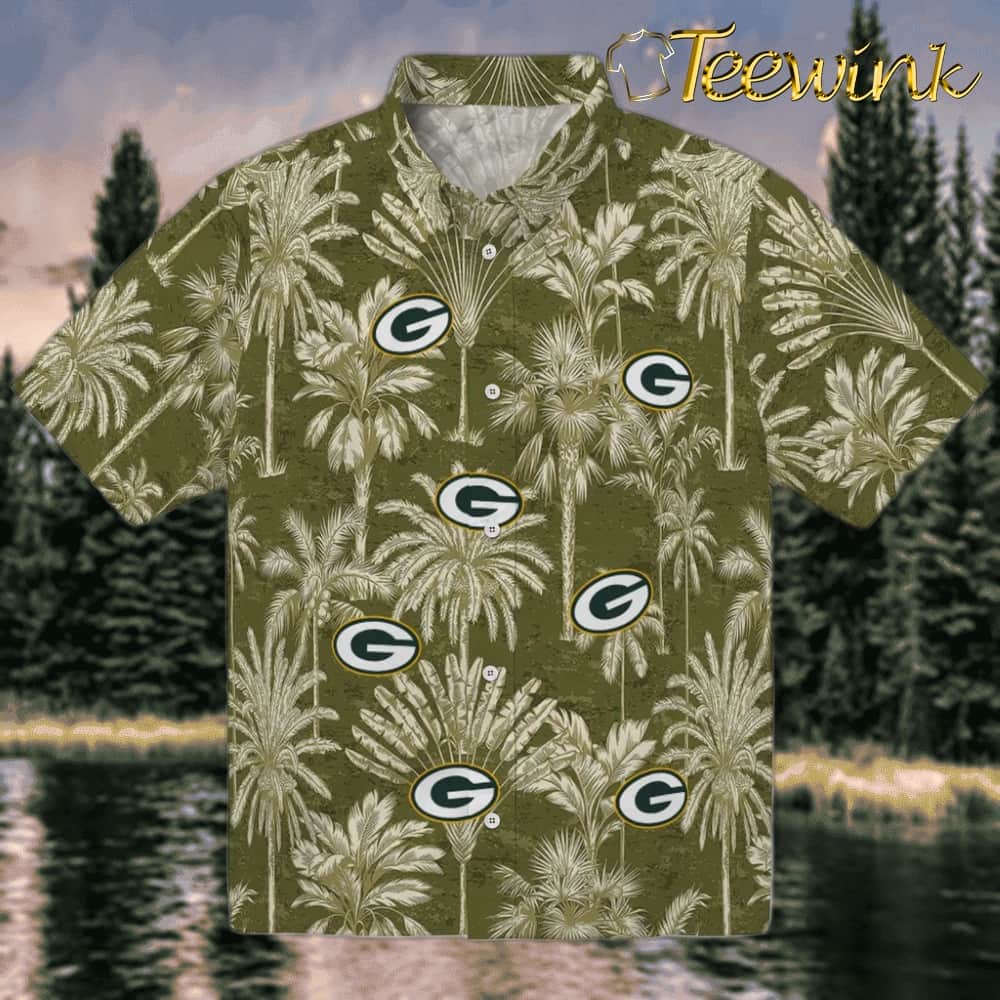 Green Bay Packers Hawaiian Shirt – Turtle Lines Green Bay Packers Hawaiian Shirt – Turtle Lines