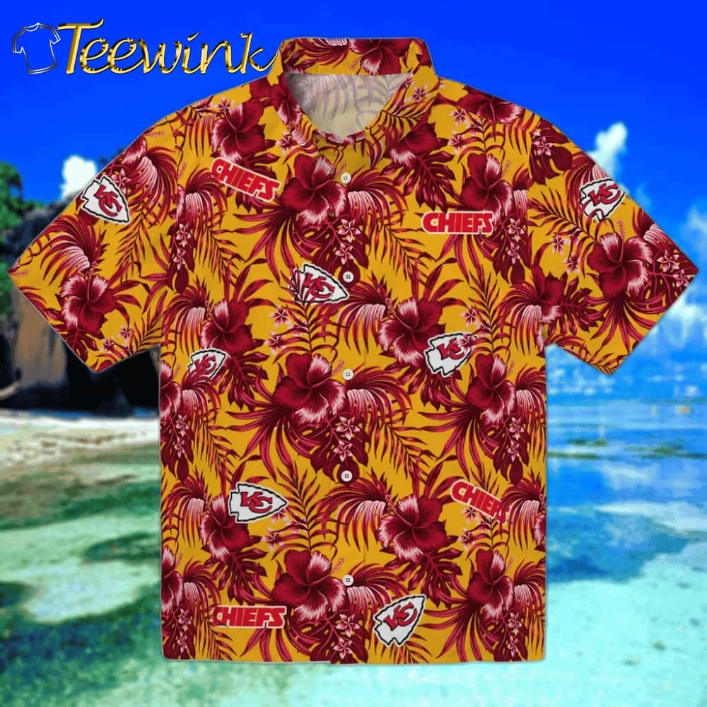 Kansas City Chiefs Hawaiian Shirt – Hibiscus Exotic