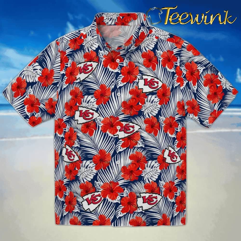 Kansas City Chiefs Hawaiian Shirt – Hibiscus Fiesta