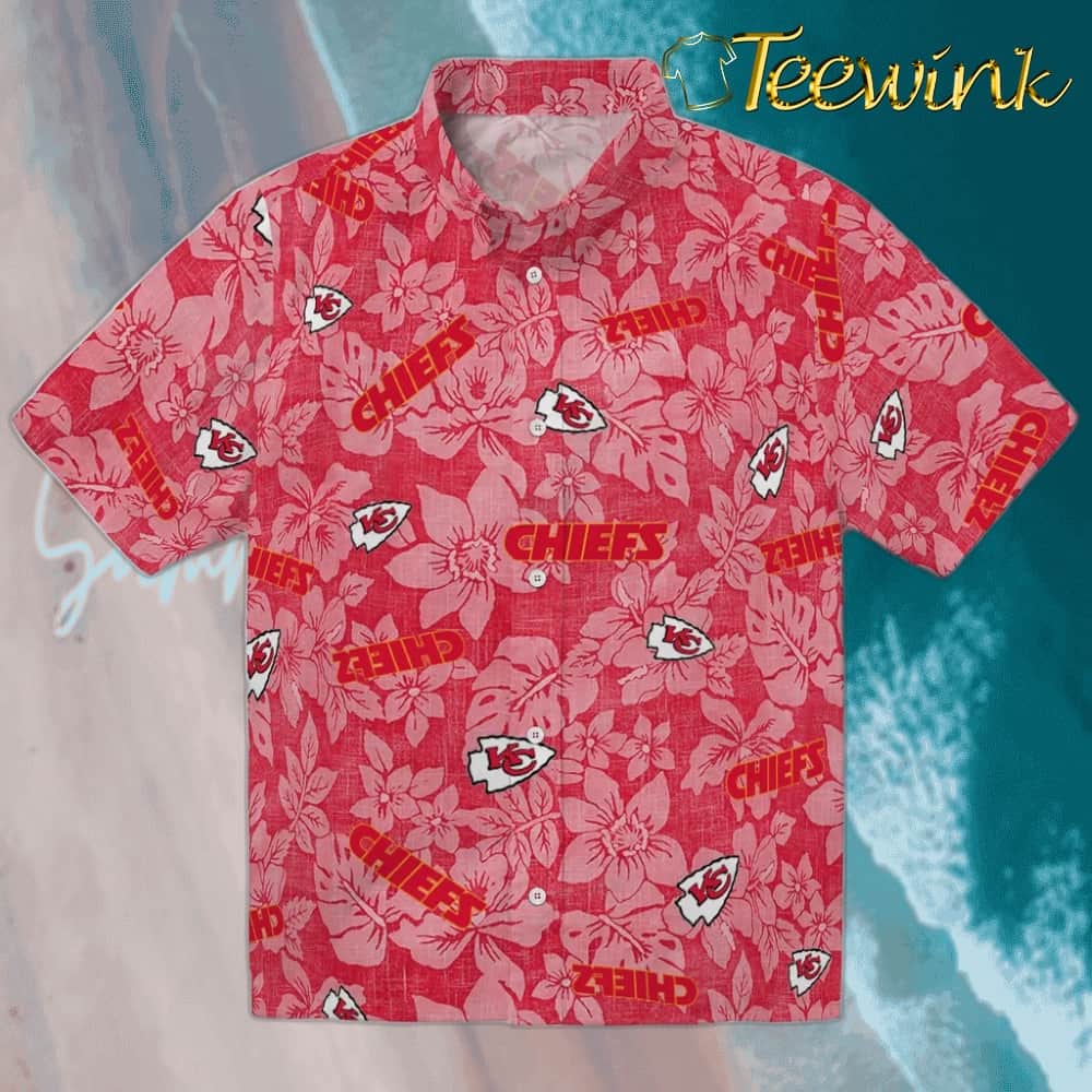 Kansas City Chiefs Hawaiian Shirt – Hibiscus Oasis