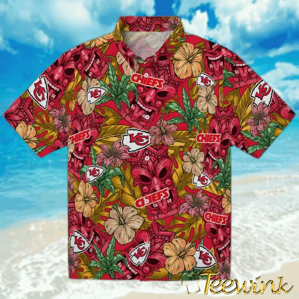 Kansas City Chiefs Hawaiian Shirt – Hibiscus Tropics