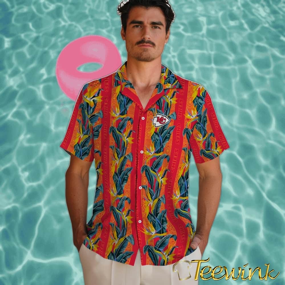 Kansas City Chiefs Hawaiian Shirt – Paradise Vines image 2 Kansas City Chiefs Hawaiian Shirt – Paradise Vines image 2