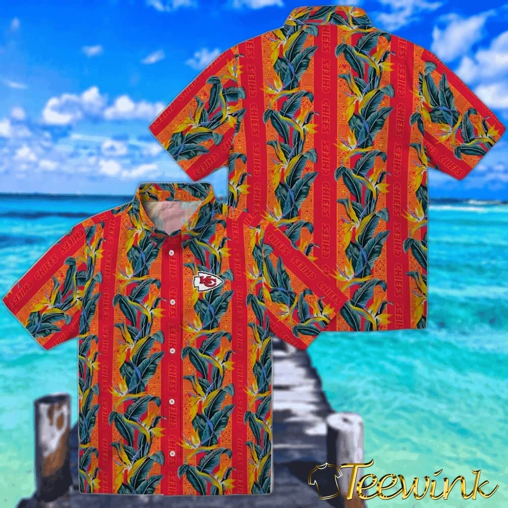 Kansas City Chiefs Hawaiian Shirt – Paradise Vines image 3 Kansas City Chiefs Hawaiian Shirt – Paradise Vines image 3