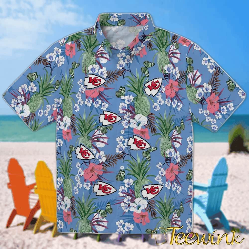 Kansas City Chiefs Hawaiian Shirt – Pineapple Bouquet