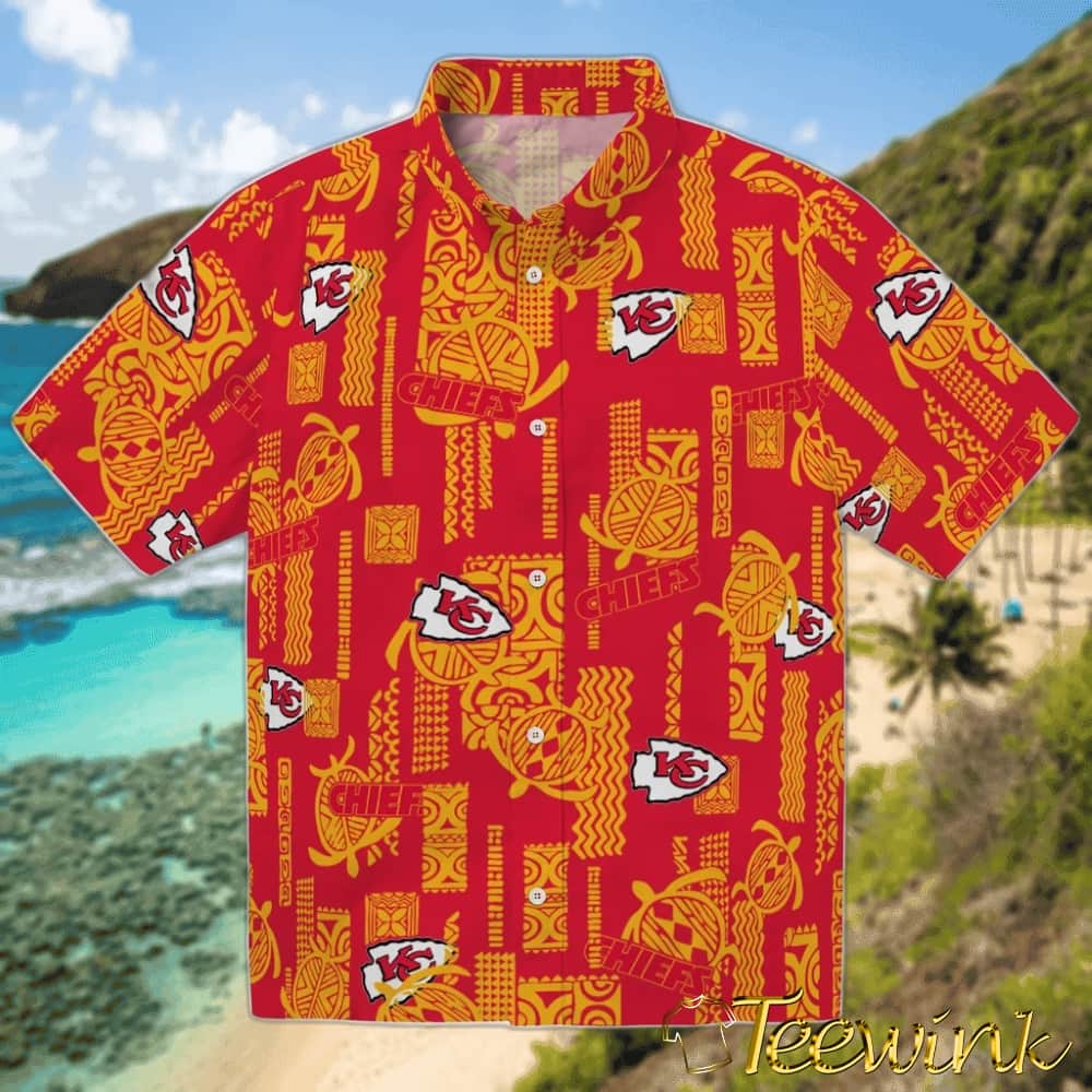 Kansas City Chiefs Hawaiian Shirt – Turtle Lines