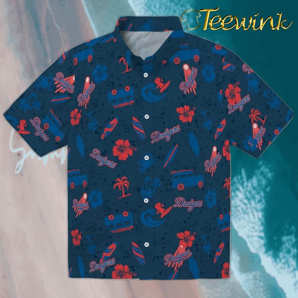 Los Angeles Dodgers Hawaiian Shirt – Beach Vibe
