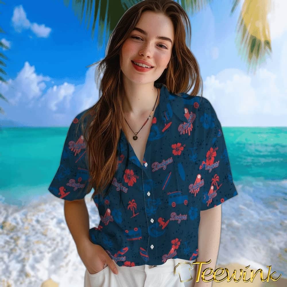 Los Angeles Dodgers Hawaiian Shirt – Beach Vibe image 4 Los Angeles Dodgers Hawaiian Shirt – Beach Vibe image 4