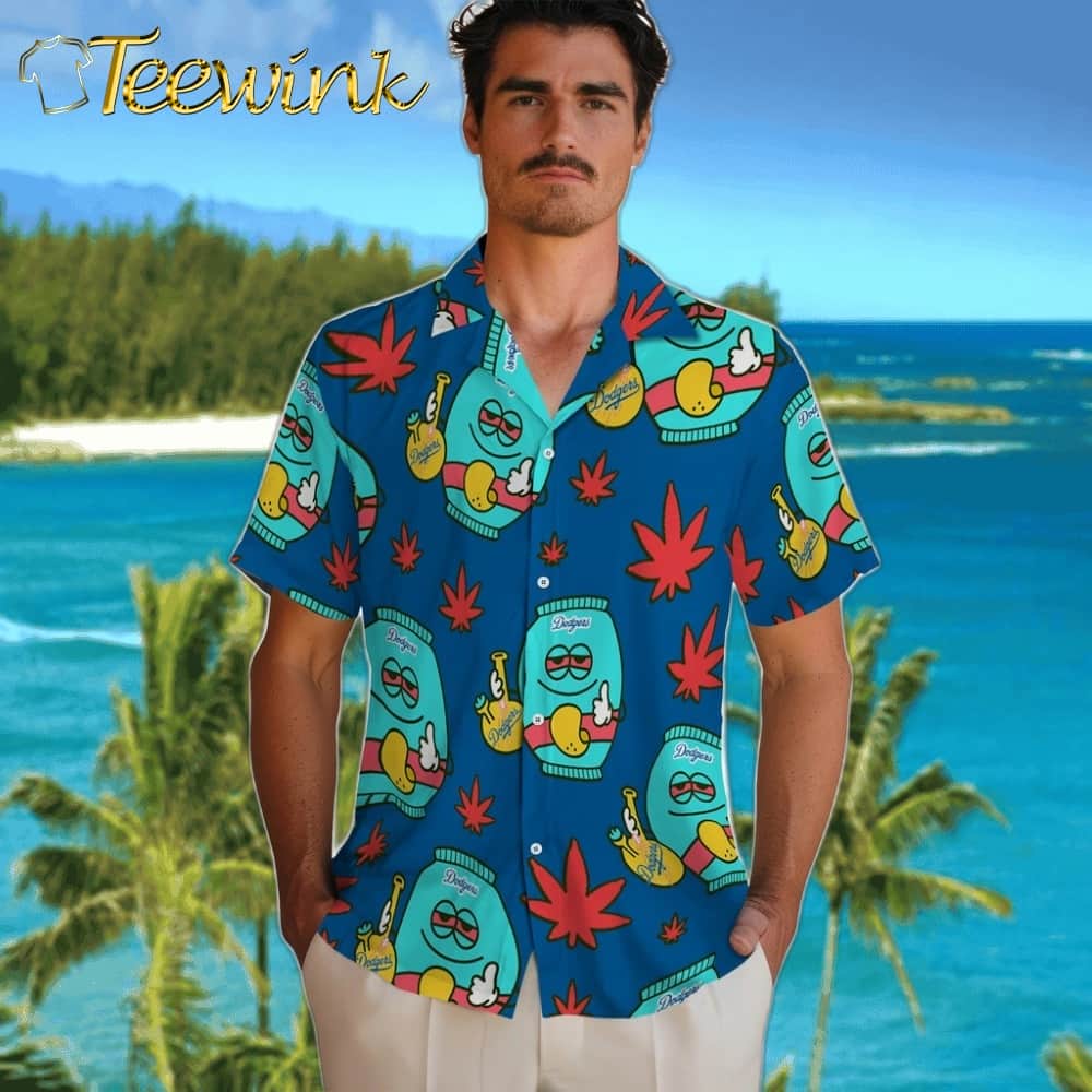 Los Angeles Dodgers Hawaiian Shirt – Chill Vibe image 2 Los Angeles Dodgers Hawaiian Shirt – Chill Vibe image 2