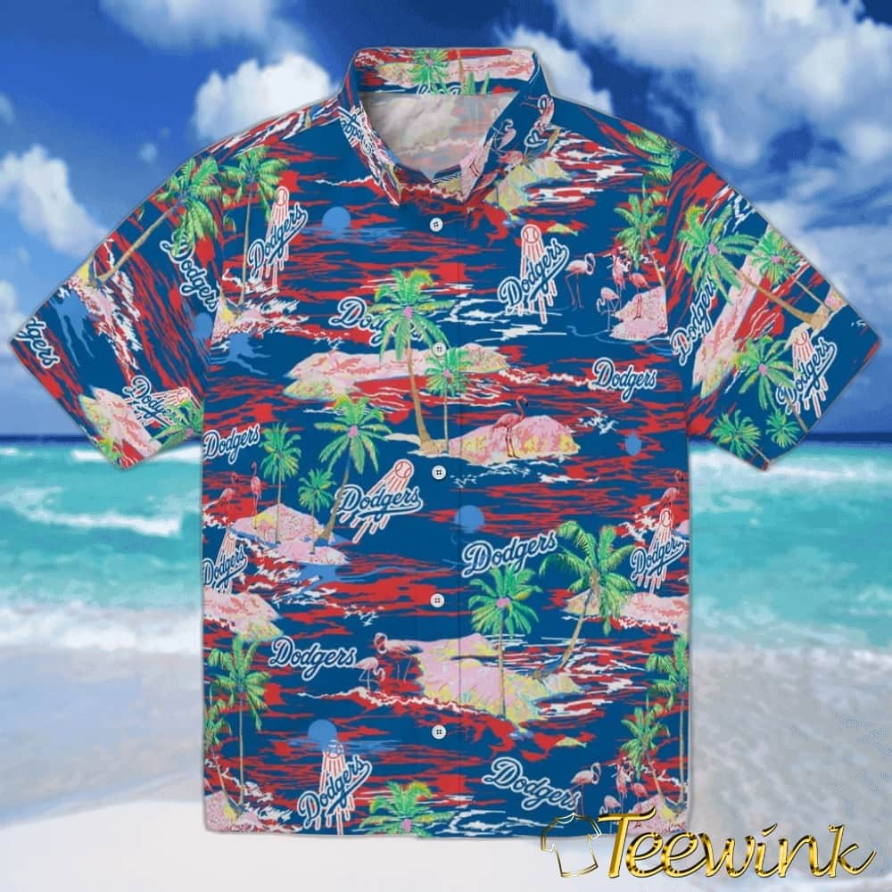 Los Angeles Dodgers Hawaiian Shirt – Hawaii Floral Hibiscus