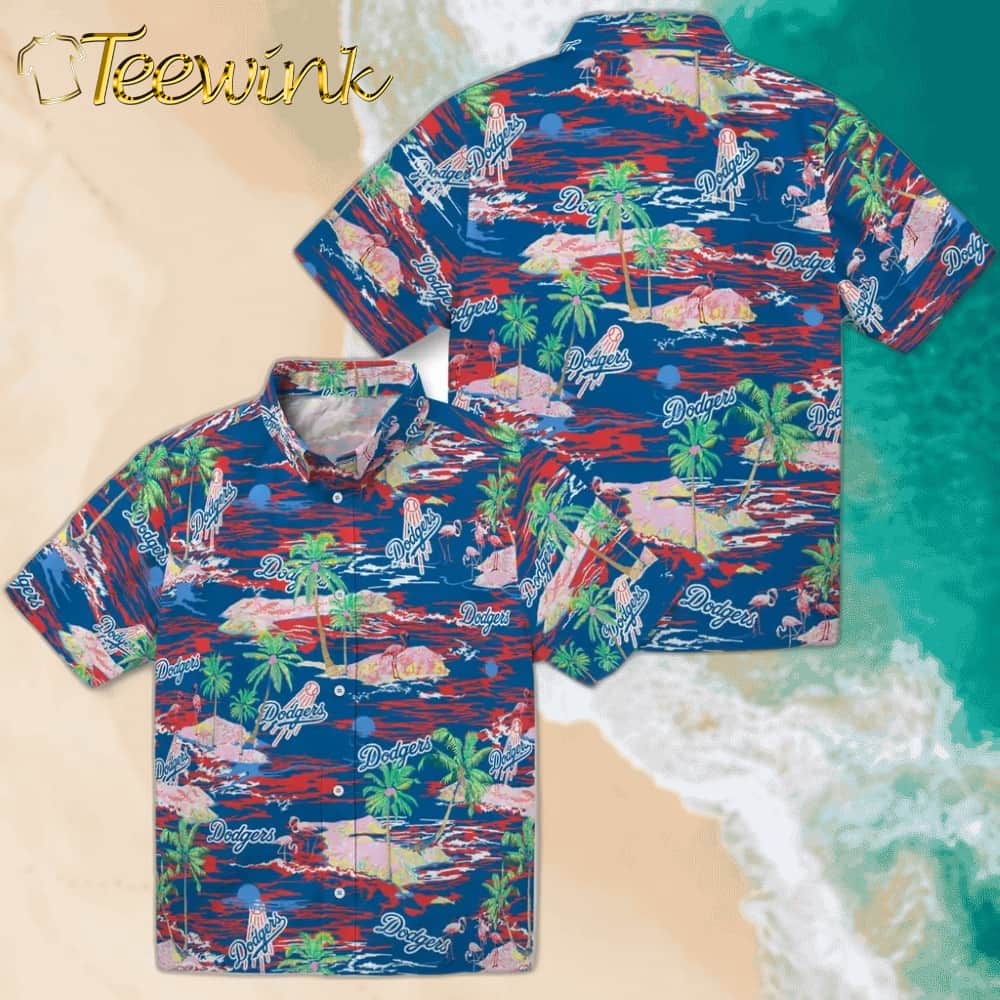 Los Angeles Dodgers Hawaiian Shirt – Hawaii Island image 3 Los Angeles Dodgers Hawaiian Shirt – Hawaii Island image 3