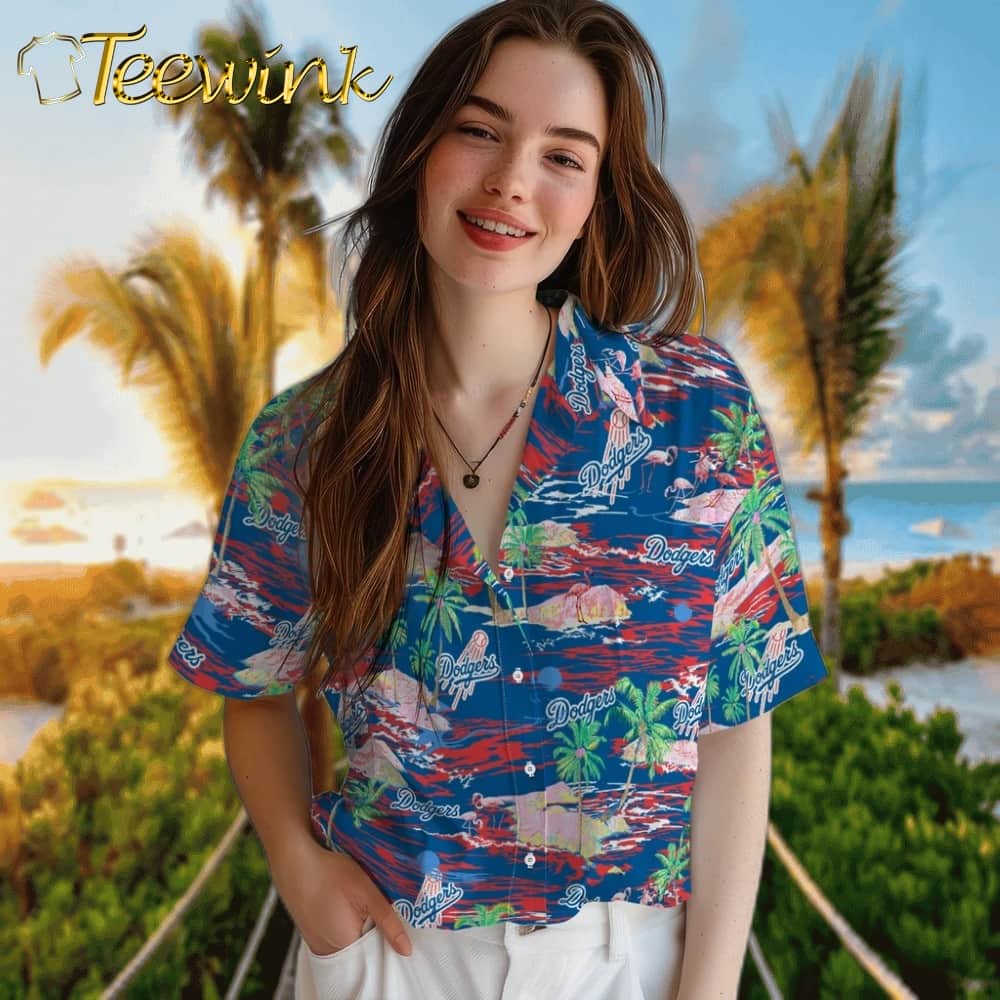 Los Angeles Dodgers Hawaiian Shirt – Hawaii Island image 4 Los Angeles Dodgers Hawaiian Shirt – Hawaii Island image 4