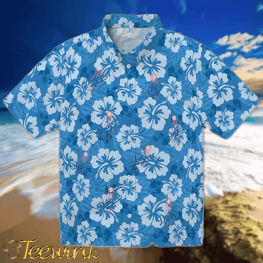 Los Angeles Dodgers Hawaiian Shirt – Hibiscus Designs Los Angeles Dodgers Hawaiian Shirt – Hibiscus Designs