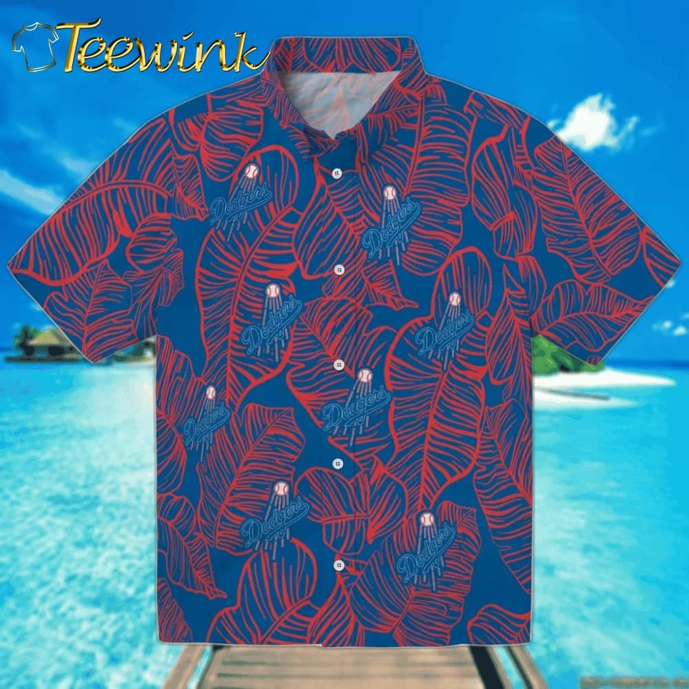 Los Angeles Dodgers Hawaiian Shirt – Hibiscus Tropics