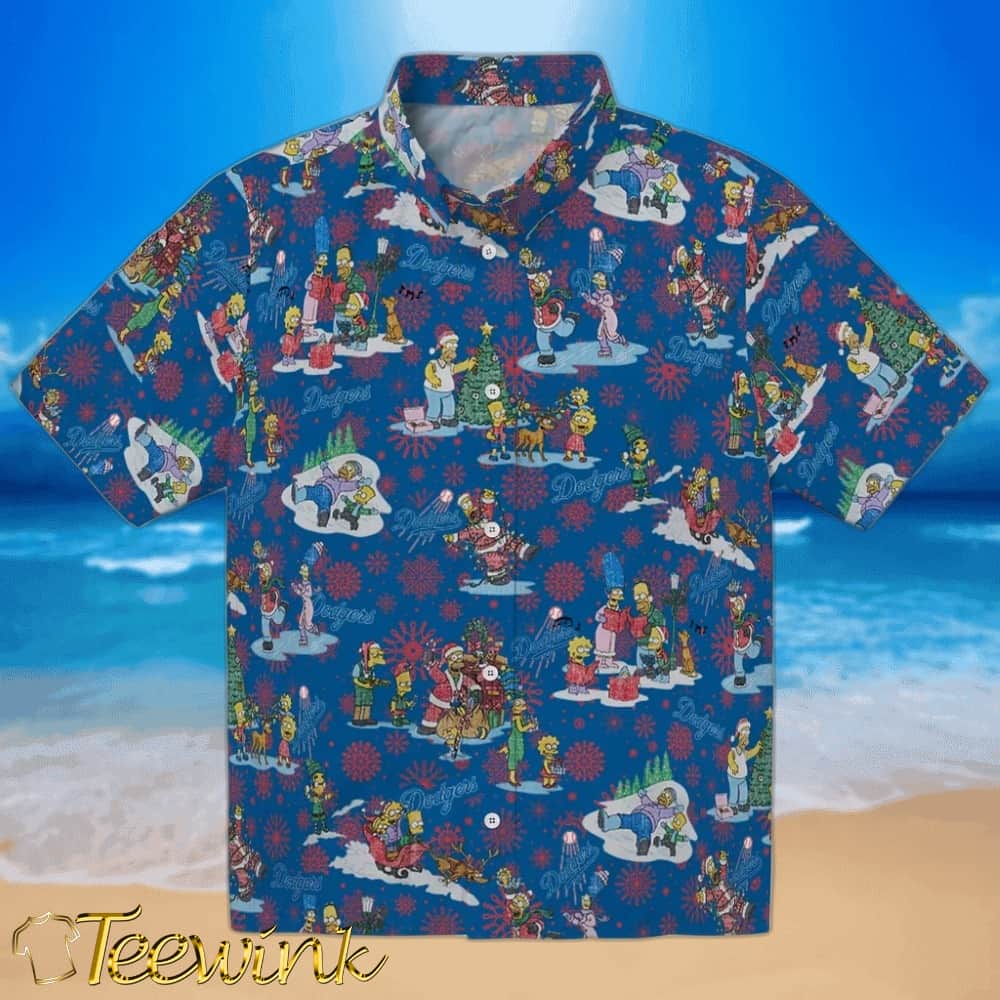Los Angeles Dodgers Hawaiian Shirt – Turtle Lines