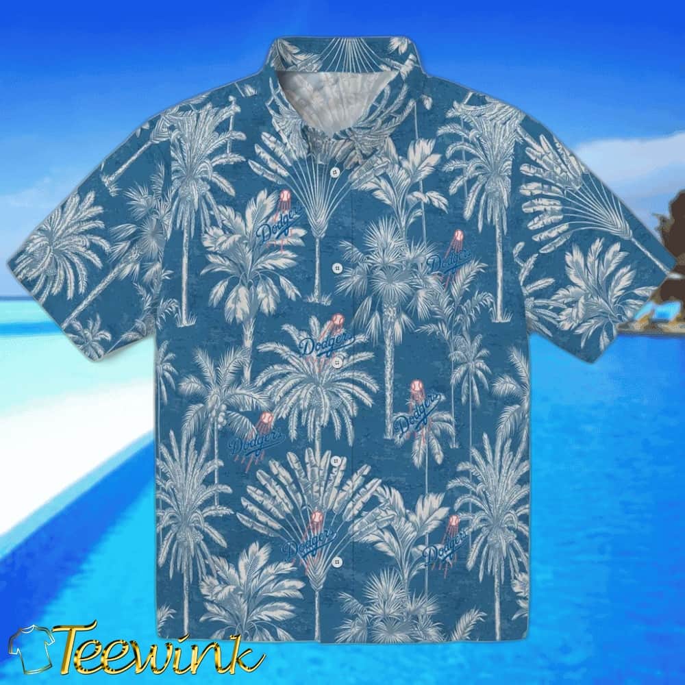 Los Angeles Dodgers Hawaiian Shirt – Vintage Palm Tree