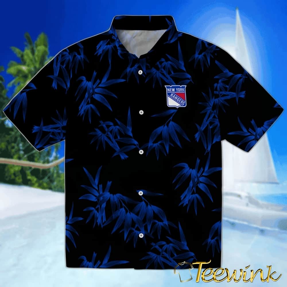 New York Rangers Hawaiian Shirt – Bamboo Branches
