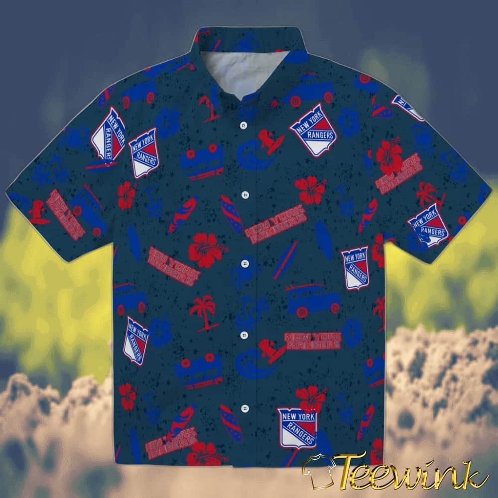 New York Rangers Hawaiian Shirt – Beach Vibe