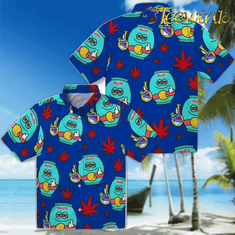 New York Rangers Hawaiian Shirt – Chill Vibe image 3 New York Rangers Hawaiian Shirt – Chill Vibe image 3