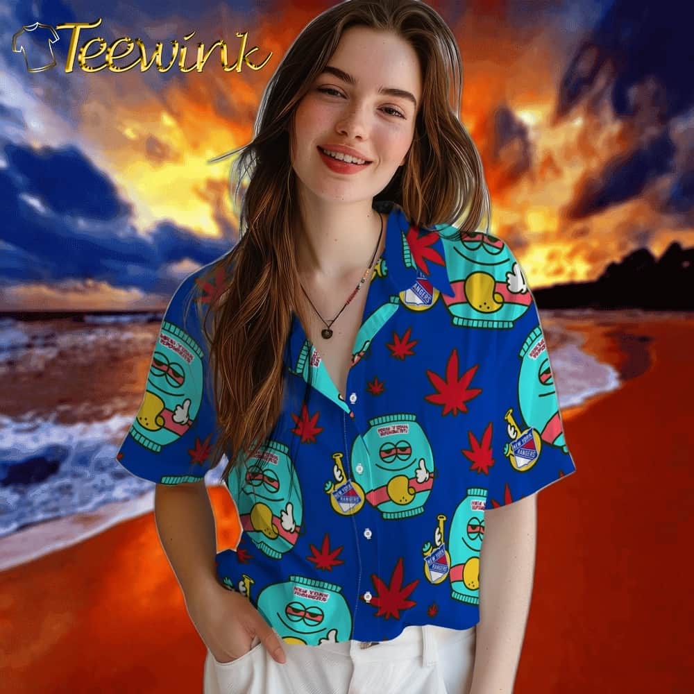 New York Rangers Hawaiian Shirt – Chill Vibe image 4 New York Rangers Hawaiian Shirt – Chill Vibe image 4