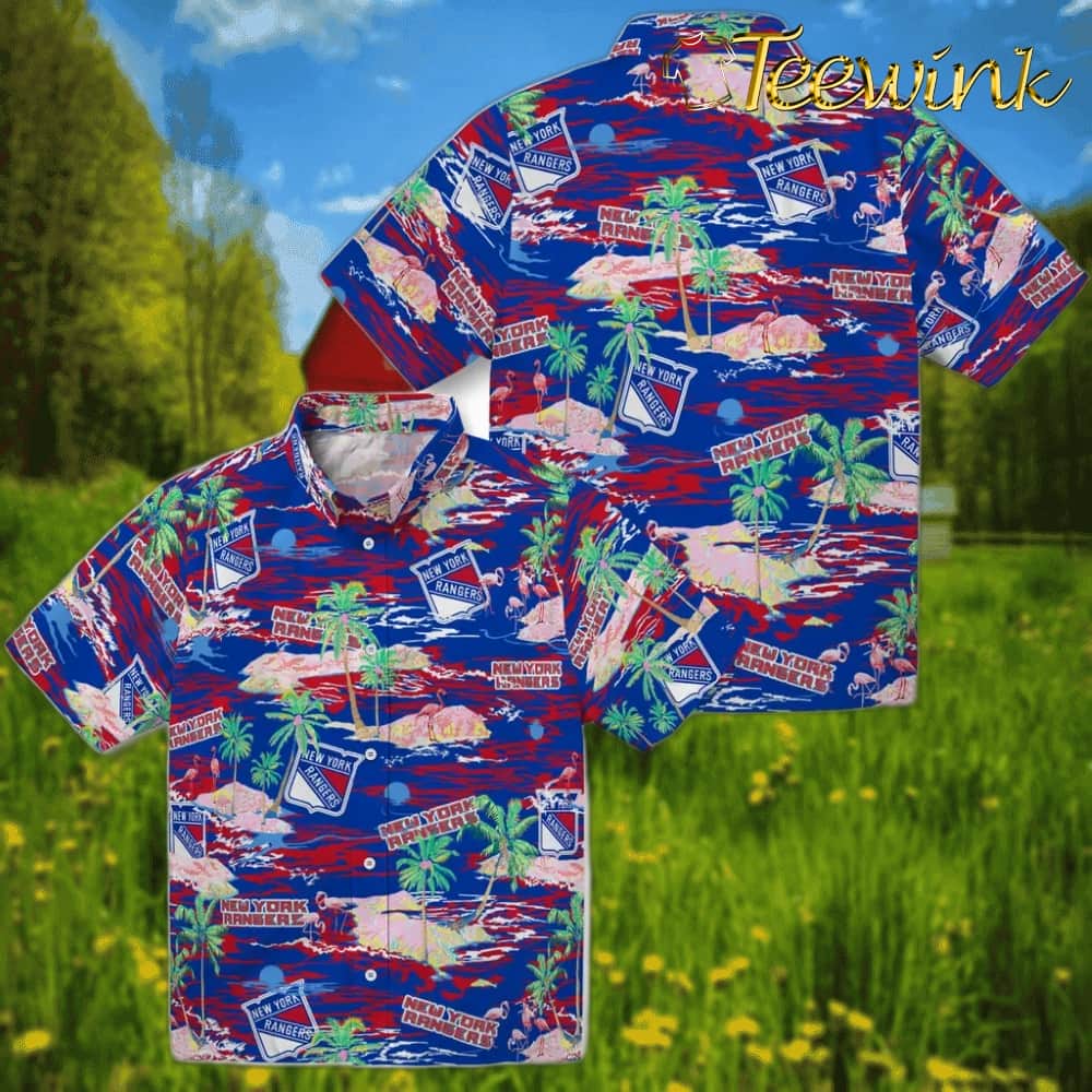 New York Rangers Hawaiian Shirt – Hawaii Island image 3 New York Rangers Hawaiian Shirt – Hawaii Island image 3