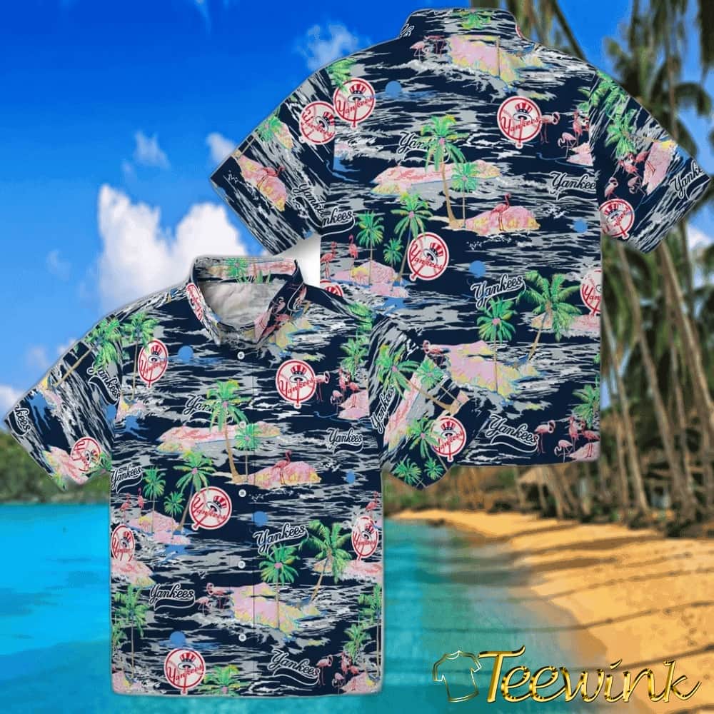New York Yankees Hawaiian Shirt – Hawaii Island image 3 New York Yankees Hawaiian Shirt – Hawaii Island image 3