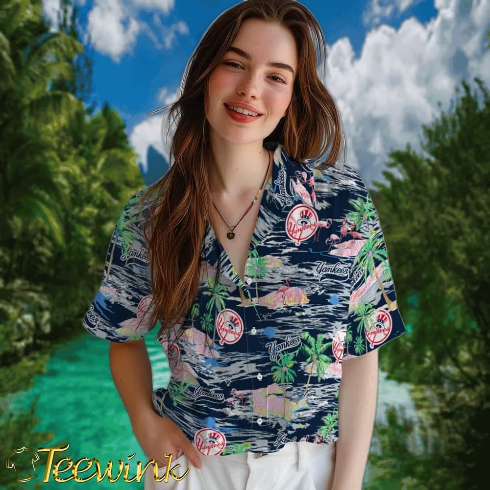 New York Yankees Hawaiian Shirt – Hawaii Island image 4 New York Yankees Hawaiian Shirt – Hawaii Island image 4