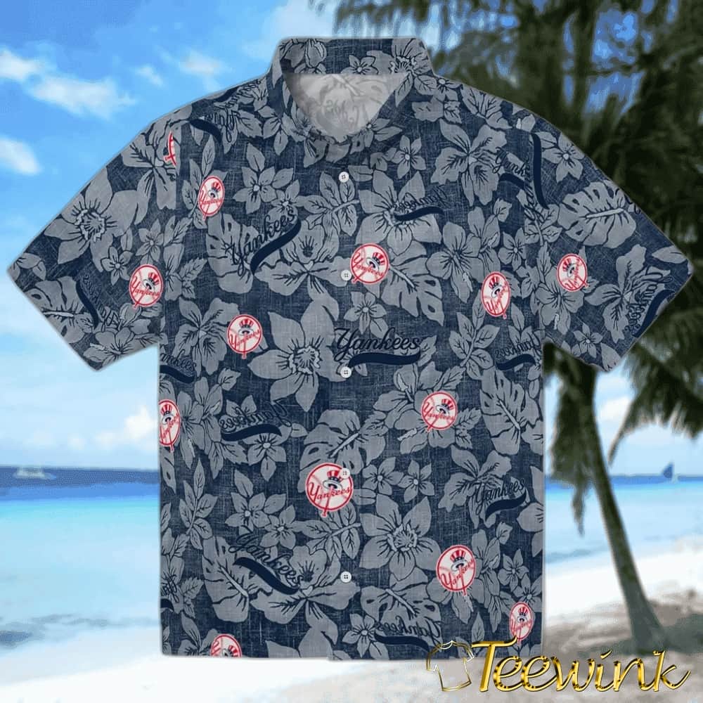 New York Yankees Hawaiian Shirt – Hibiscus Oasis