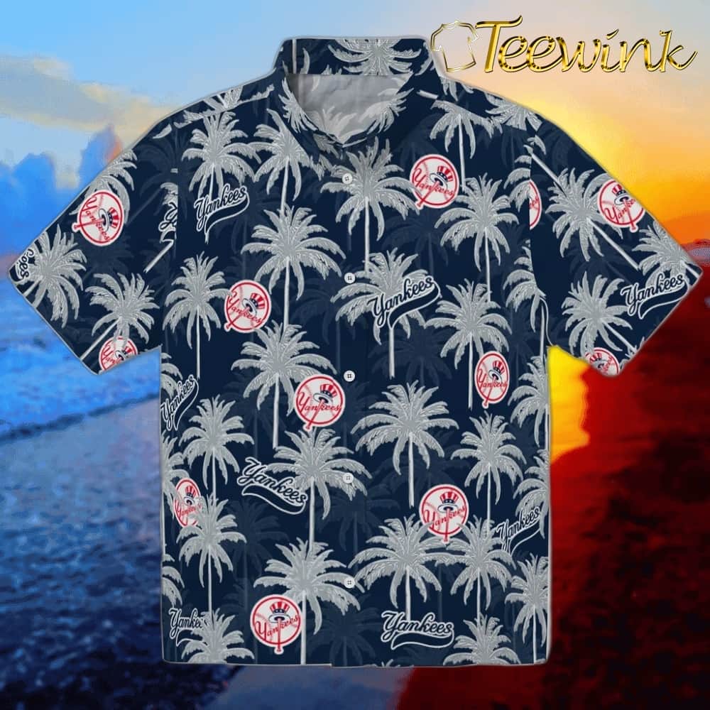 New York Yankees Hawaiian Shirt – Palm Tree Island