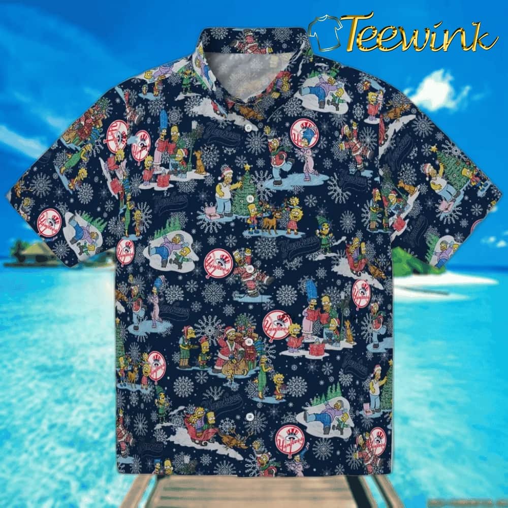 New York Yankees Hawaiian Shirt – Pineapple Delight