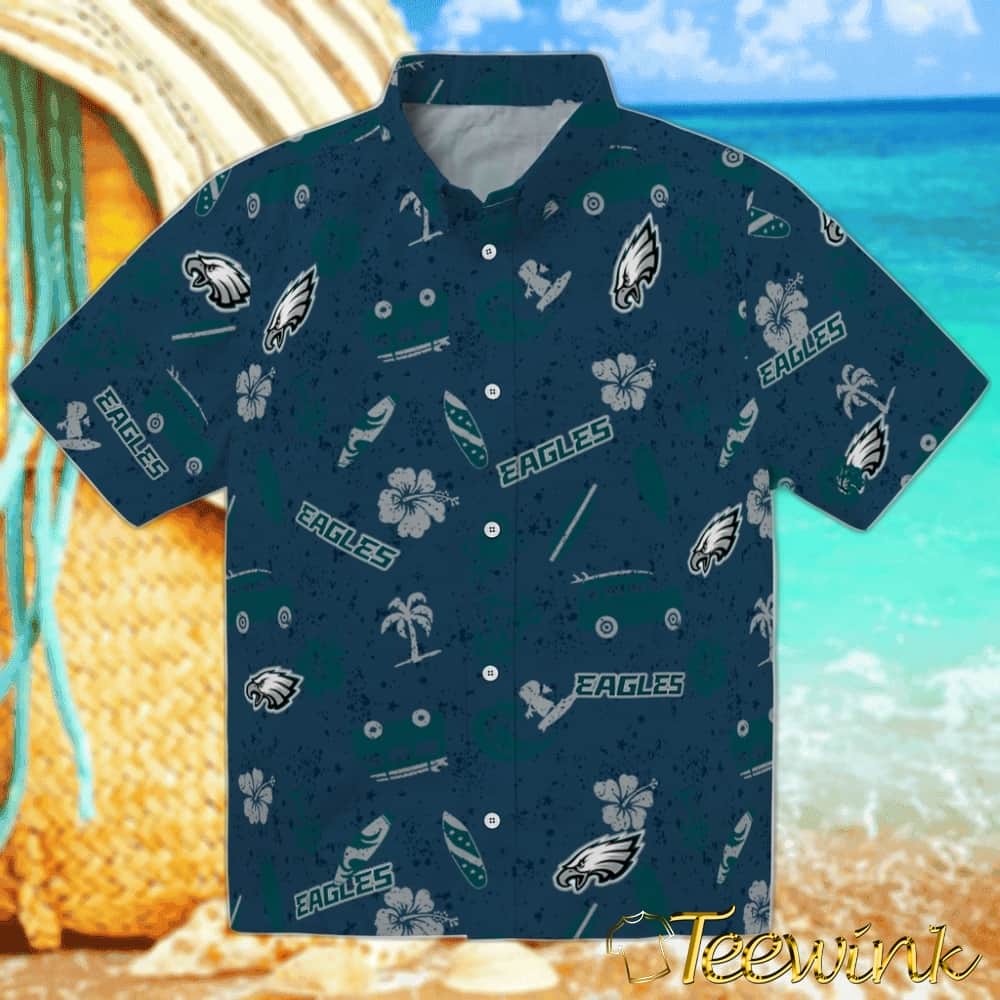 Philadelphia Eagles Hawaiian Shirt – Bamboo Branches