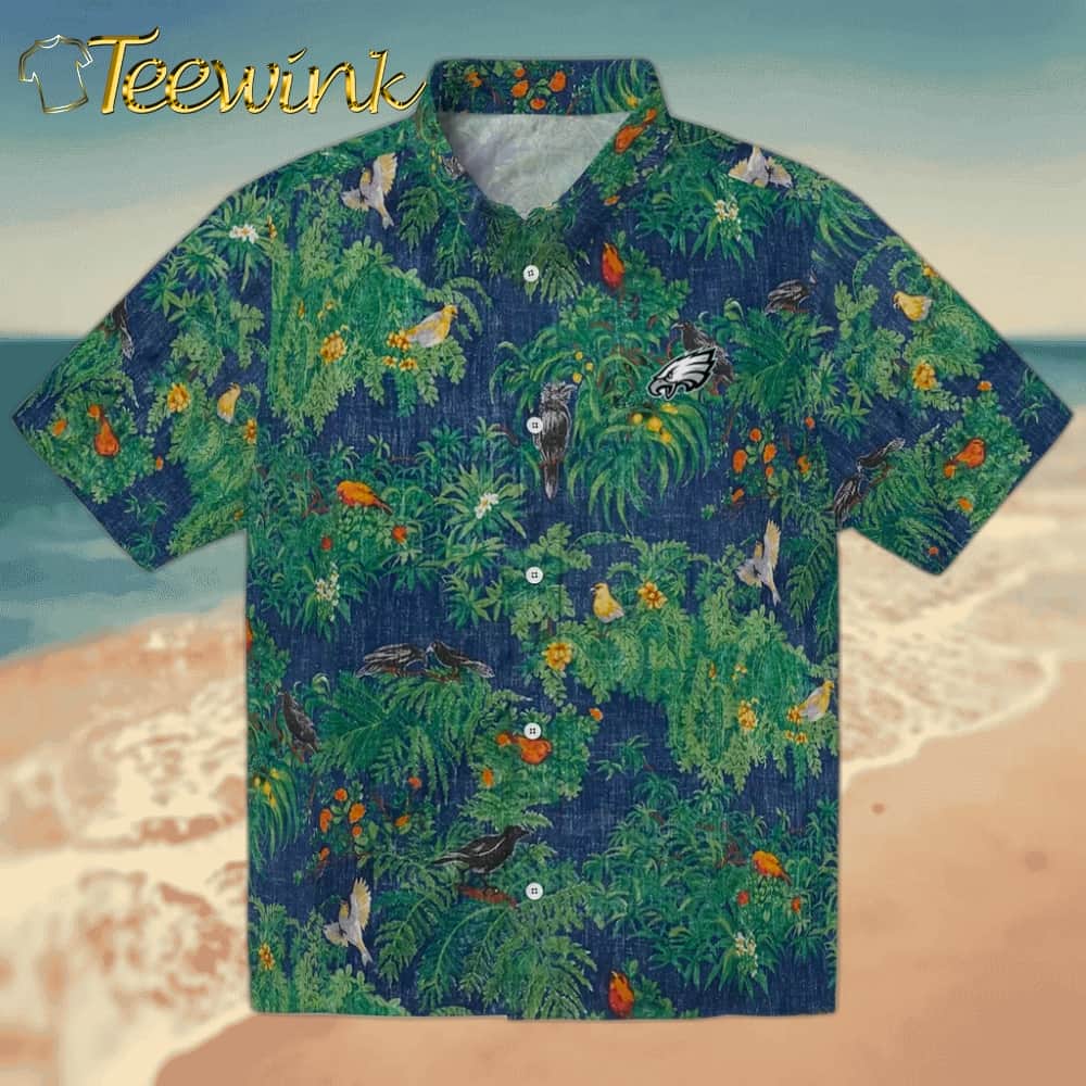 Philadelphia Eagles Hawaiian Shirt – Beach Vibe Philadelphia Eagles Hawaiian Shirt – Beach Vibe