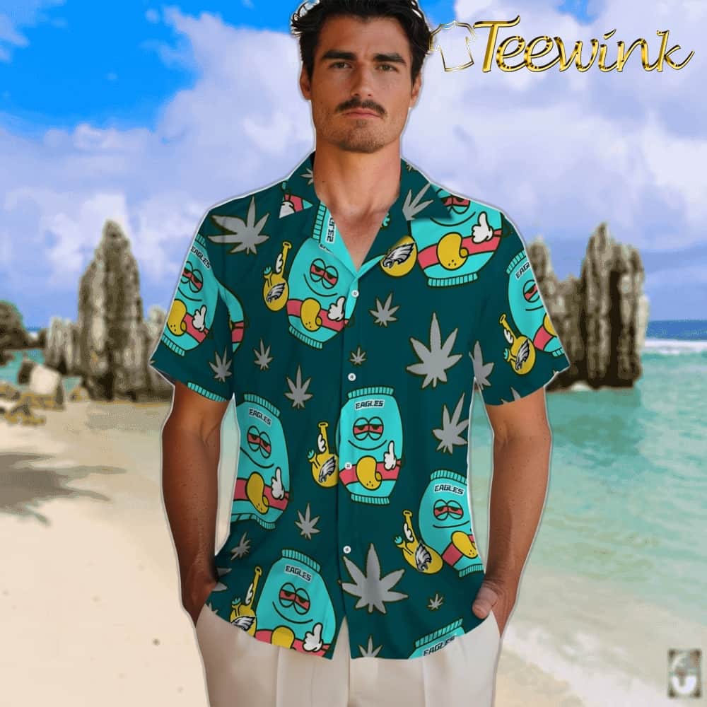 Philadelphia Eagles Hawaiian Shirt – Chill Vibe image 2 Philadelphia Eagles Hawaiian Shirt – Chill Vibe image 2