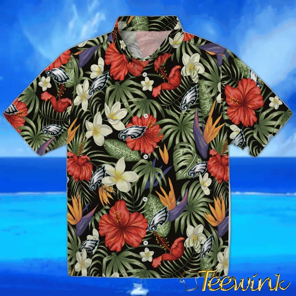 Philadelphia Eagles Hawaiian Shirt – Hawaii Floral Hibiscus