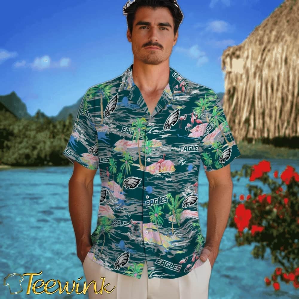 Philadelphia Eagles Hawaiian Shirt – Hawaii Island image 2 Philadelphia Eagles Hawaiian Shirt – Hawaii Island image 2