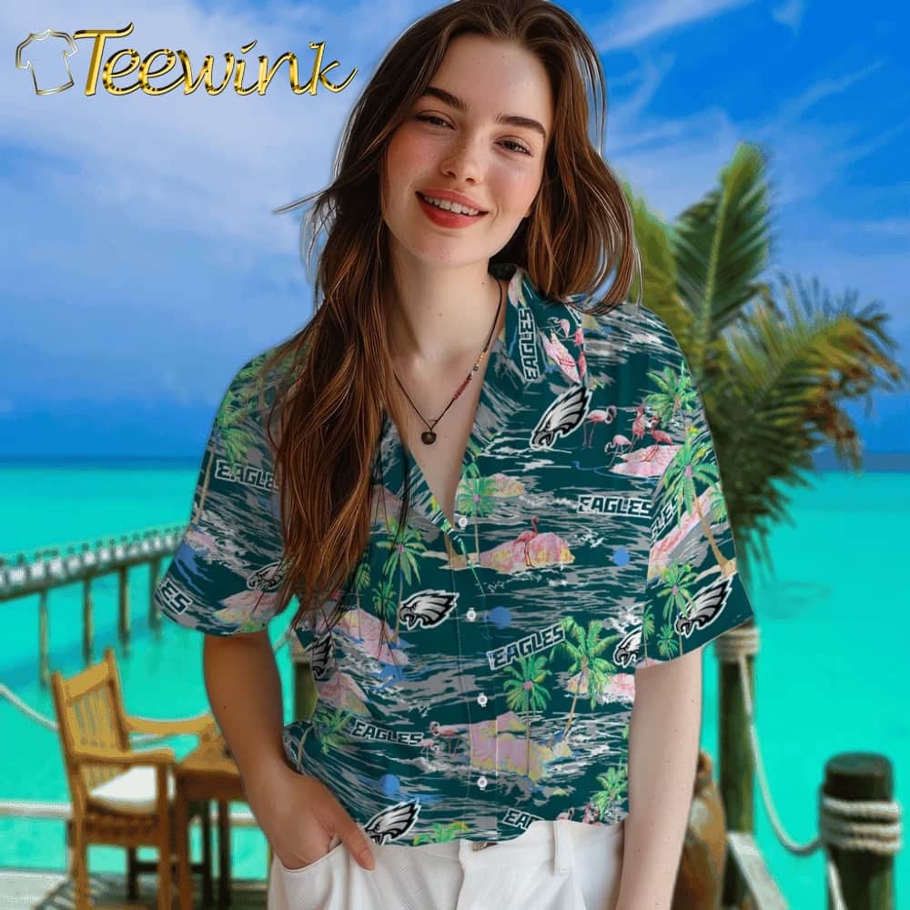 Philadelphia Eagles Hawaiian Shirt – Hawaii Island image 4 Philadelphia Eagles Hawaiian Shirt – Hawaii Island image 4