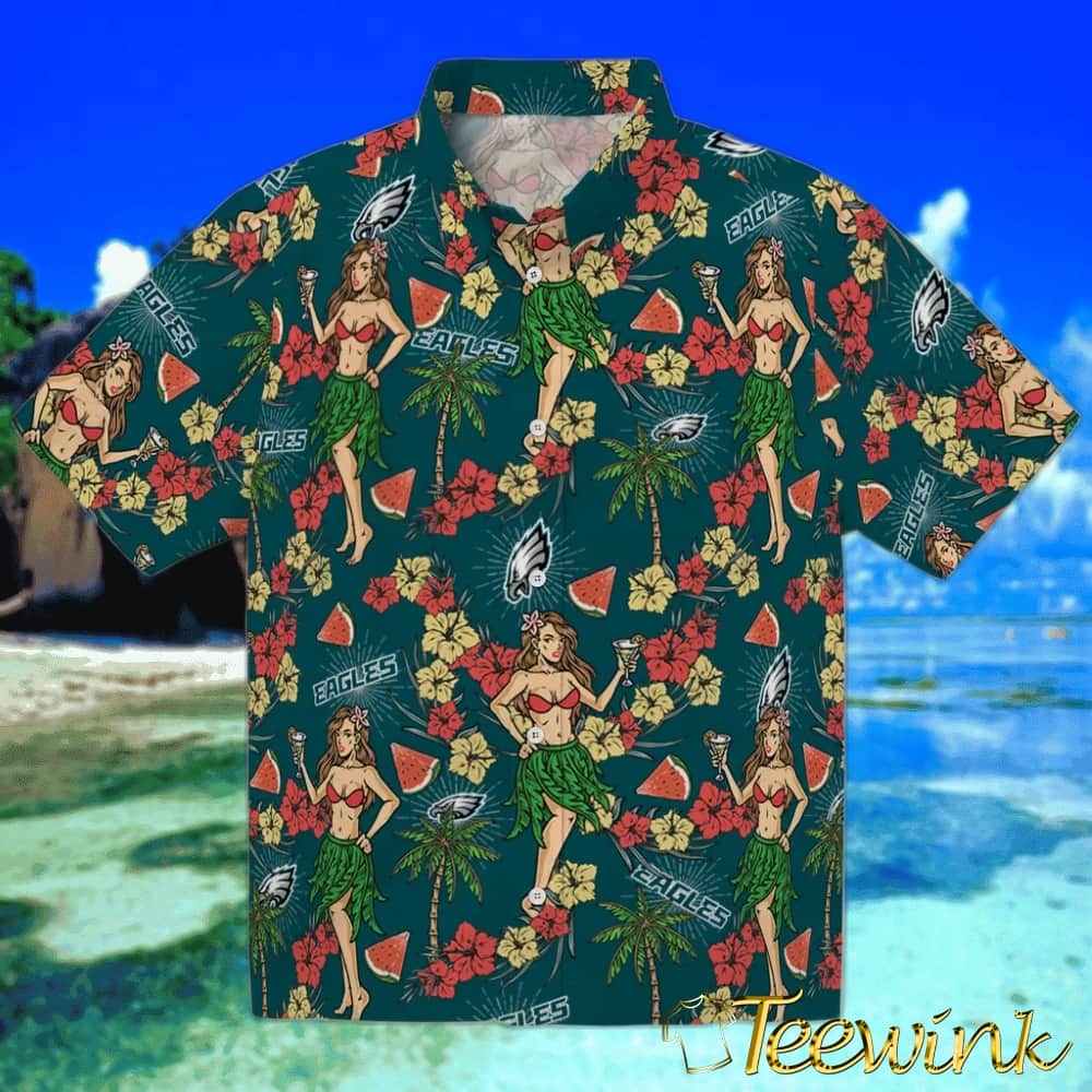 Philadelphia Eagles Hawaiian Shirt – Hawaiian Girls Design
