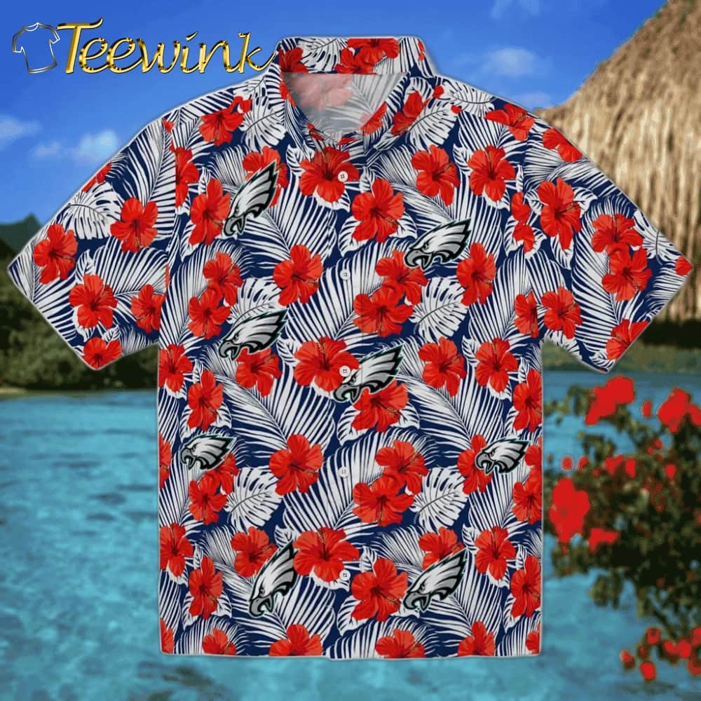 Philadelphia Eagles Hawaiian Shirt – Hibiscus Fiesta